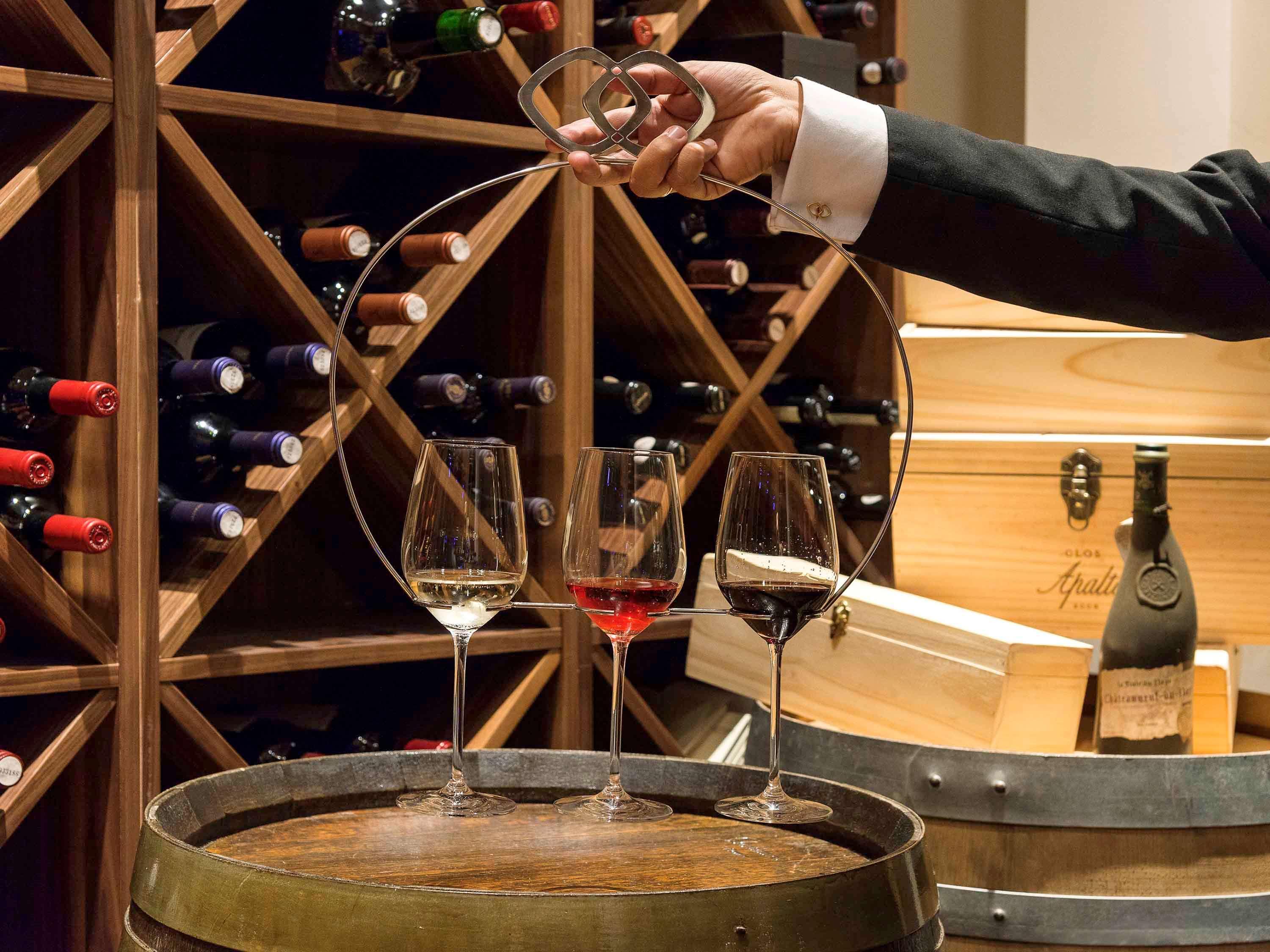 Sofitel Montevideo Casino Carrasco & Spa Eksteriør billede Wine tasting
